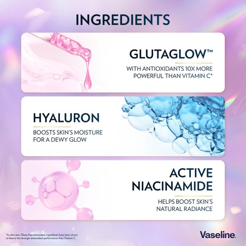 Vaseline Serum Burst Lotion Gluta-Hya Dewy Radiance 200ml thumbnail 5