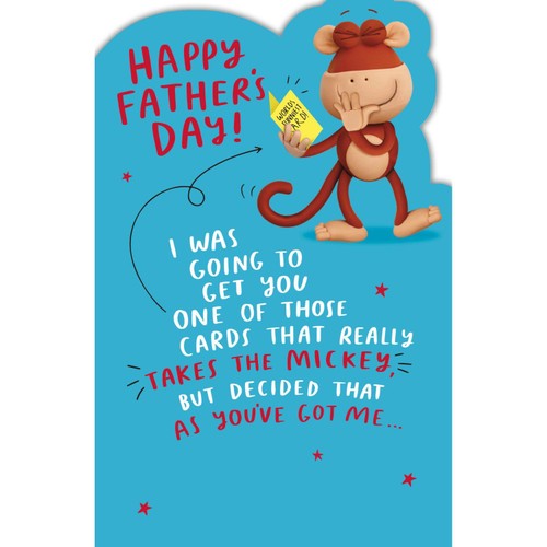 Monkey Father's Day Card