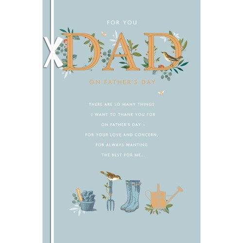 RHS Gardening Design Father's Day Card
