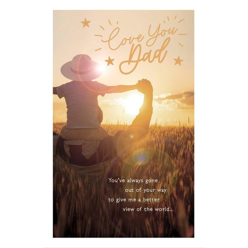 Fathers Day Card Love You Dad