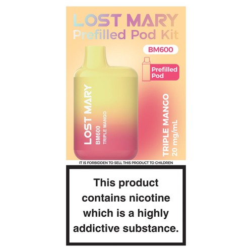 Lost Mary BM600 Prefilled Kit Triple Mango