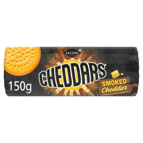 Jacob's Cheddars Smoked Cheddar Flavour Cheese Biscuits