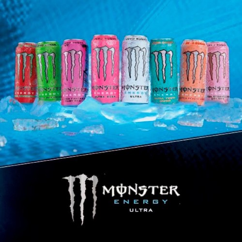 Monster Energy Drink Ultra Fantasy Ruby Red Zero Sugar 500ml thumbnail 3