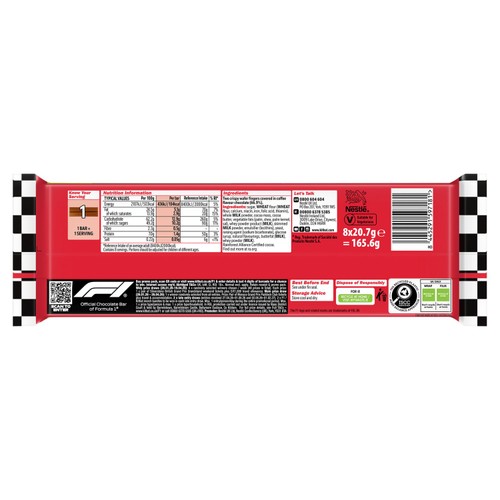 KitKat 2 Finger Nescafe Mocha Coffee 8 Pack thumbnail 2