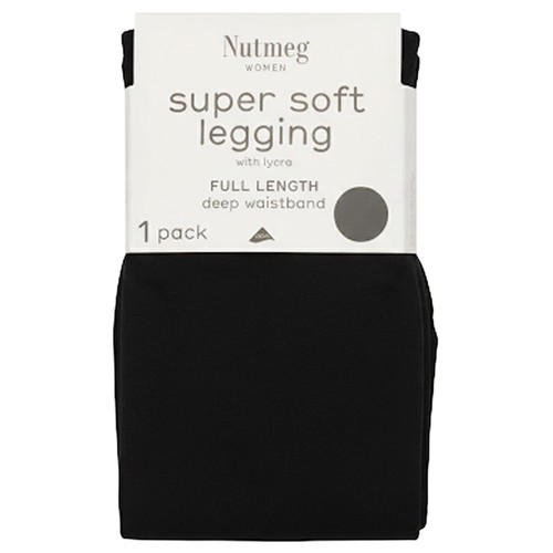 Nutmeg Size 10 Super Soft Black Leggings