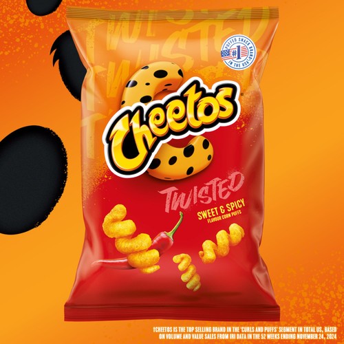 Cheetos Twisted Sweet & Spicy 120g thumbnail 2
