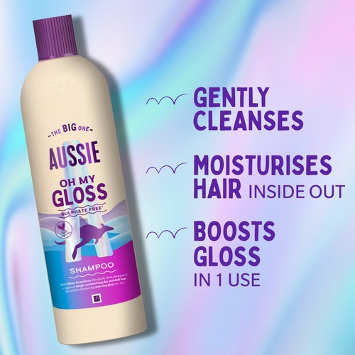 Aussie Oh My Gloss Shampoo 400ml thumbnail 2