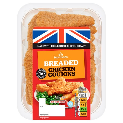 Morrisons British Breaded Chicken Goujons 510g thumbnail 3