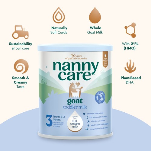 Nanny Care Stage 3 Growing Up Milk Goat Milk 1-3 Years 800g thumbnail 5