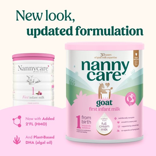 Nanny Care Stage 1 First Infant Milk Goat Milk From Birth 800g thumbnail 4