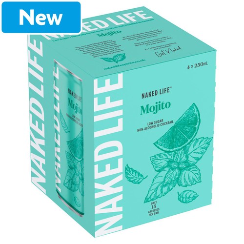 Naked Life Non-Alcoholic Cocktail Mojito Spritz