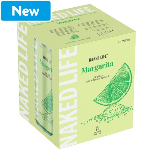 Naked Life Non-Alcoholic Cocktail Margarita