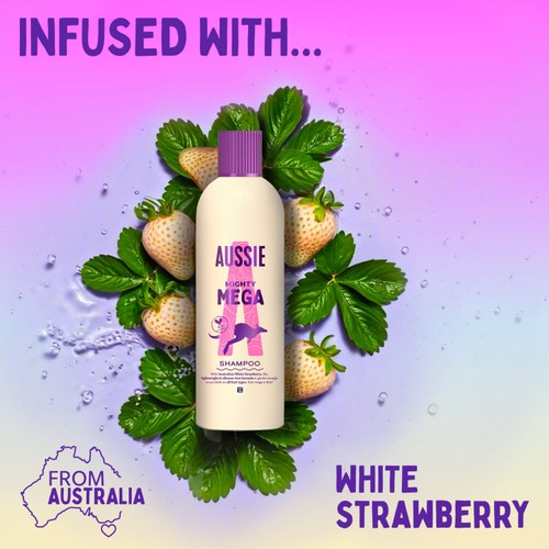 Aussie Mighty Mega Shampoo 400ml thumbnail 3