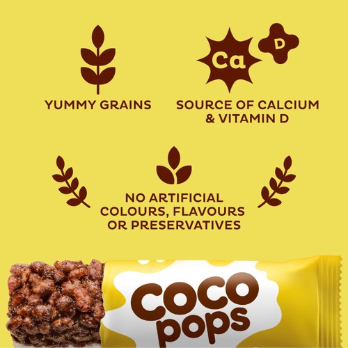 Kellogg's Coco Pops Breakfast Cereal Bars 4x20g thumbnail 2