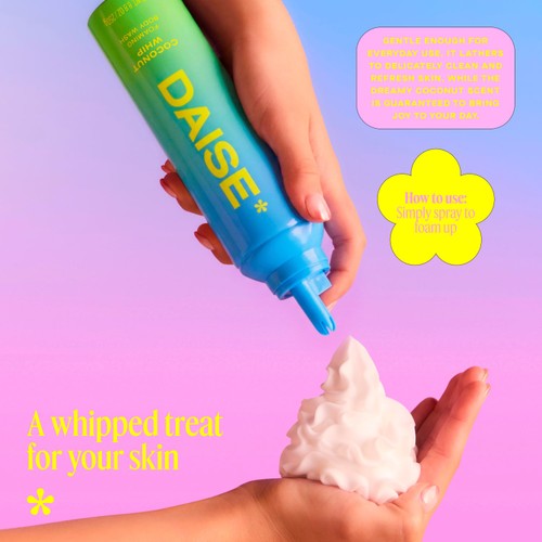 Daise Foaming Body Wash Coconut 265ml thumbnail 3