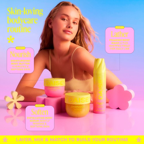 Daise Body Scrub Pineapple 510g thumbnail 5