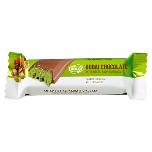 Bolci Pistachio Kadayif Filled Dubai Milk Chocolate 30g thumbnail 2