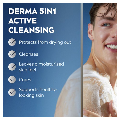 NIVEA MEN Sensitive Shower Gel 500ML thumbnail 2
