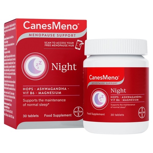 CanesMeno Menopause Support Night Food Supplement 30 Tablets thumbnail 3