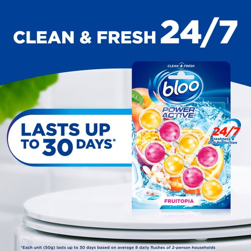 Bloo Power Active Rim Block Fruitopia 2 x 50g thumbnail 5
