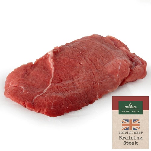 Morrisons British Beef Braising Steak 330g