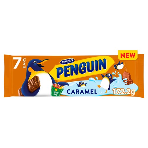 McVitie's Penguin Caramel Flavour Bars 7pk