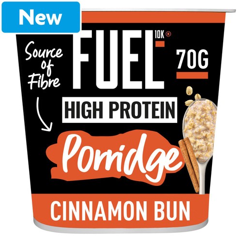 High Protein Cinnamon Bun Porridge Oat Cereal Pot 70g