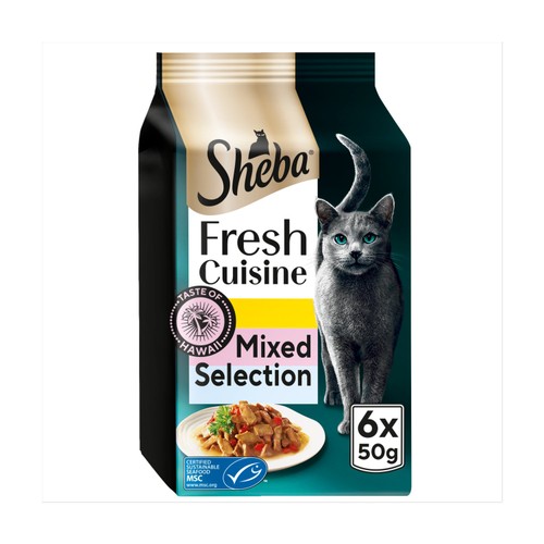 ® Fresh Cuisine Taste of Hawaii Wet Cat Food Fish in Gravy 6x50g Pouch