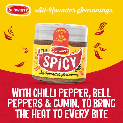 Schwartz All Rounder Spicy Seasoning 100g thumbnail 2