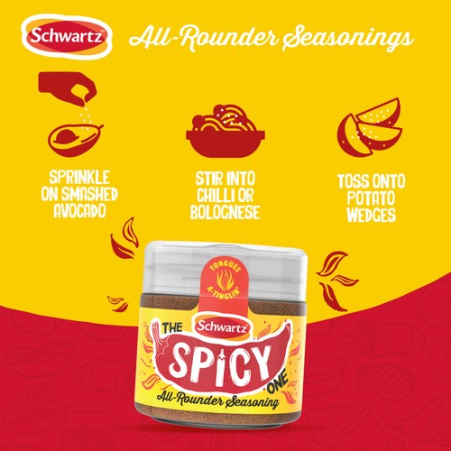 Schwartz All Rounder Spicy Seasoning 100g thumbnail 3