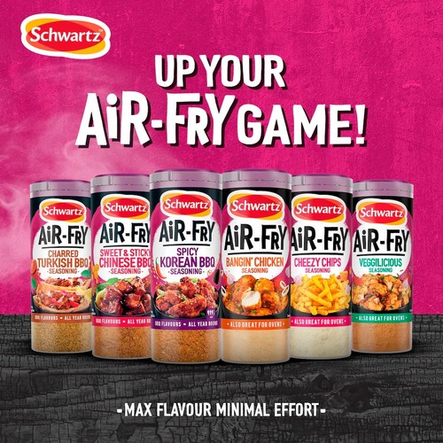 Schwartz Air Fry Spicy Korean Bbq Seasoning 125g thumbnail 4