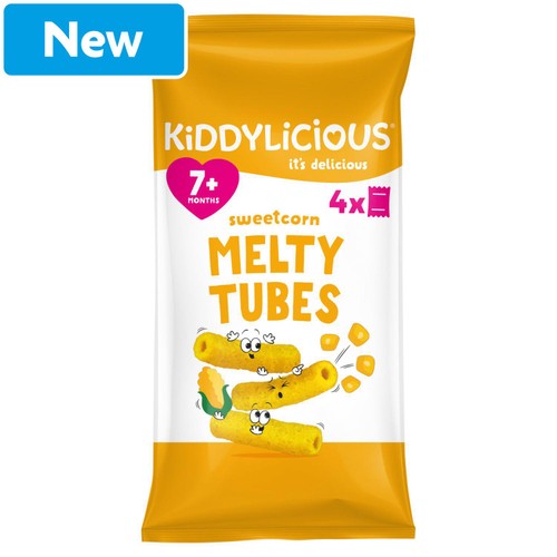 Kiddylicious Melty Tubes Sweetcorn