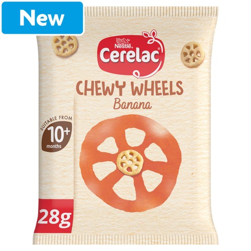 Cerelac Banana Chewy Wheels 28g