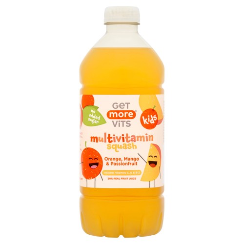 Get More Vits Multivitamin Squash Orange, Mango & Passionfruit 750ml thumbnail 2