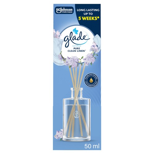 Glade Clean Linen Reed Diffuser 50ml thumbnail 2