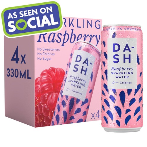 DASH Raspberry Infused Sparkling Water