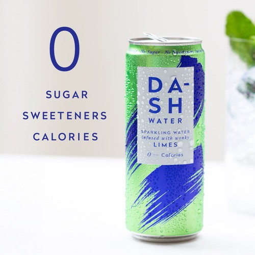 Dash Lime Sparkling Water 4x330ml thumbnail 5