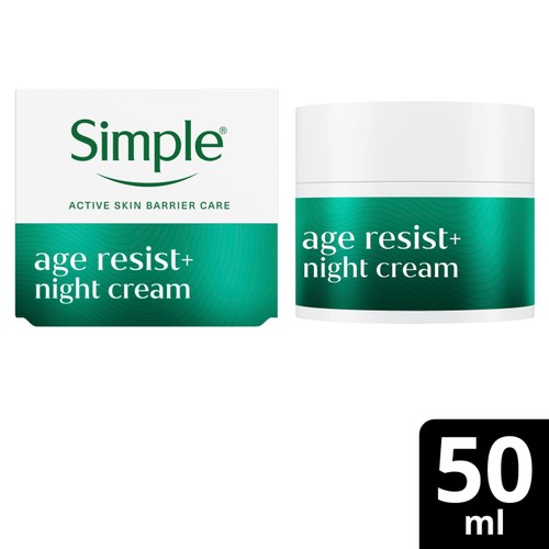 Simple Face Cream Age Resist+ Night 50ml thumbnail 2