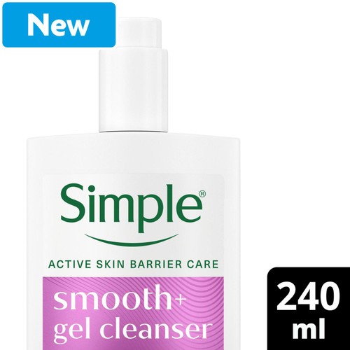 Simple Healthy Skin Barrier Smoothing Gel Cleanser 