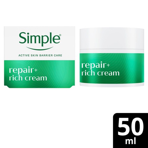 Simple Repair+ Rich Moisturiser Cream