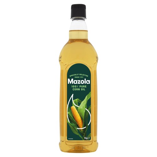 Mazola 100% Pure Corn Oil 1L thumbnail 2