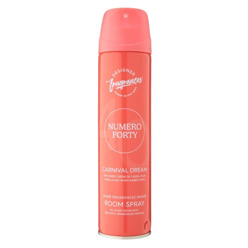 Designer Fragrances Room Spray Numero 40 Carnival Dream