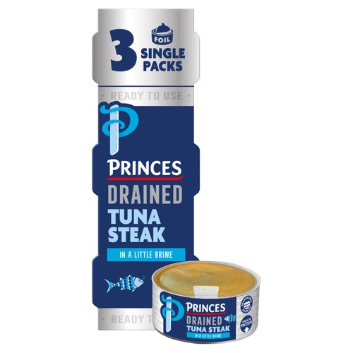 Princes Drained Tuna Steak in a Little Brine 3x60g thumbnail 2