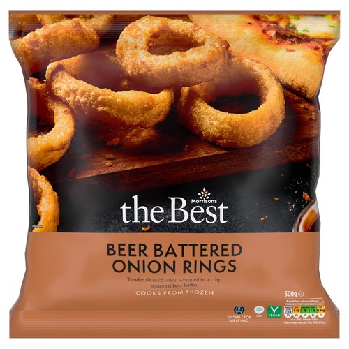 Morrisons The Best Beer Battered Onion Rings 300g