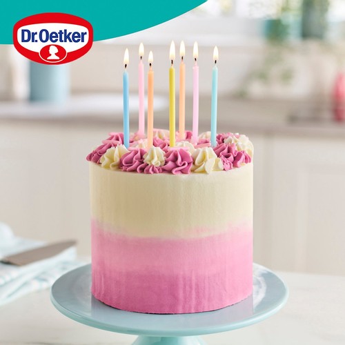 Dr. Oetker 12 Pastel Birthday Candles thumbnail 3