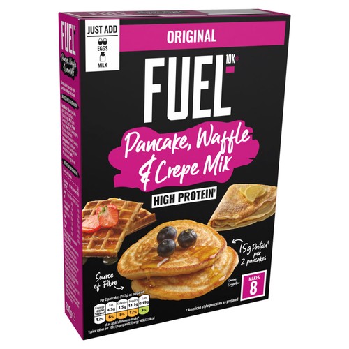 FUEL10K Baking High Protein Pancake, Waffle & Crepe Mix 200g thumbnail 2