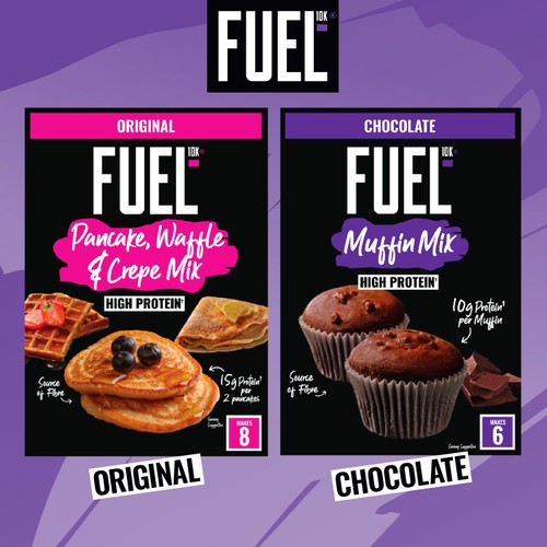 FUEL10K Baking High Protein Pancake, Waffle & Crepe Mix 200g thumbnail 4