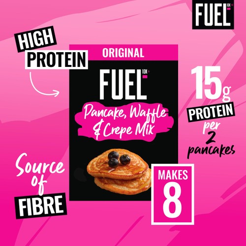FUEL10K Baking High Protein Pancake, Waffle & Crepe Mix 200g thumbnail 5