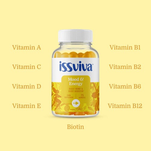 Issviva Mood & Energy Suplements 75 Gummies thumbnail 3