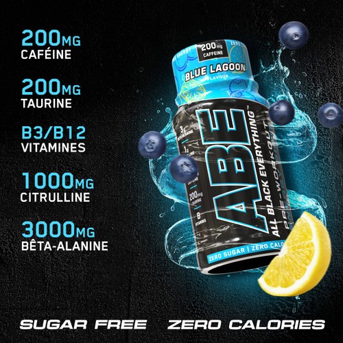 Applied Nutrition Ultimate Pre-Workout Energy Shot Blue Lagoon Flavour 60ml thumbnail 3